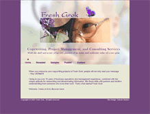 Tablet Screenshot of freshgrok.com